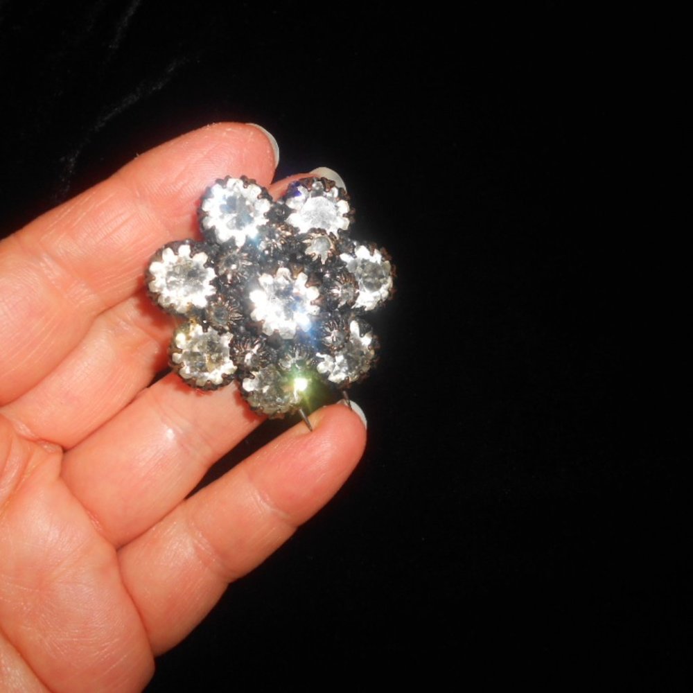 Rare Countess CIS Zoltowska French Paste Fur Clip